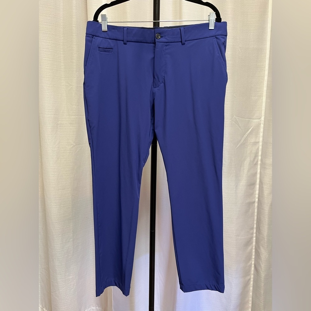 Kjus blue regular fit golf pants | size 36x32